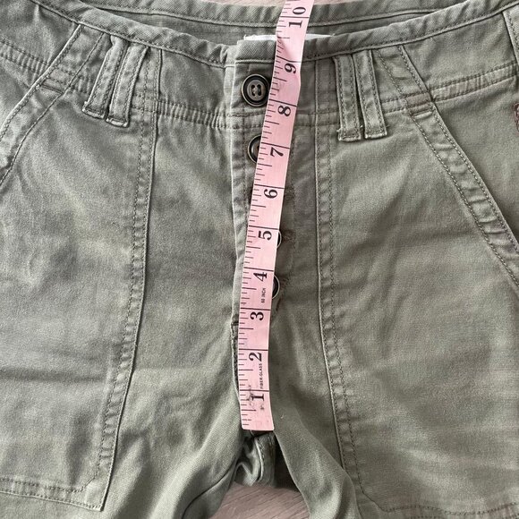 Anthropologie Pilcro Wanderer Utility Pants Women's Size 26 Green Camping Hiking - Picture 10 of 14